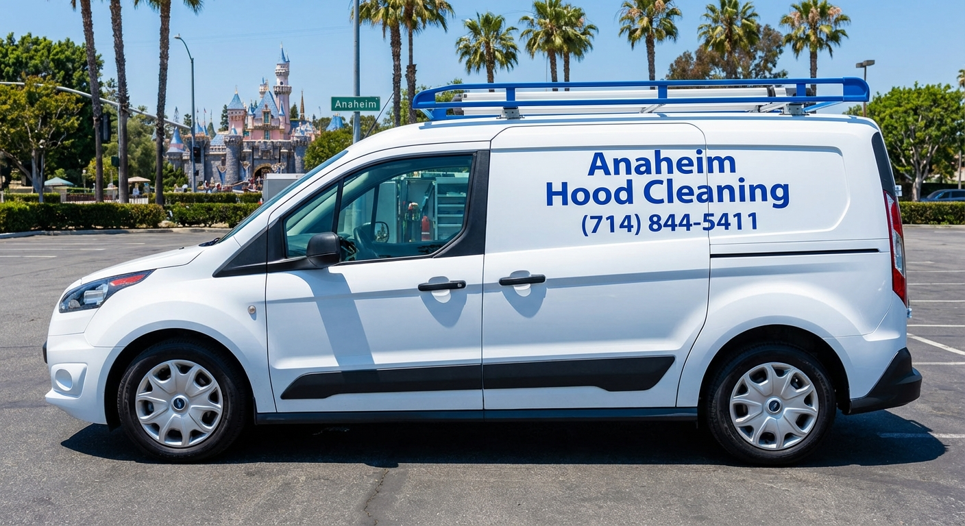 Anaheim Hood Cleaning work van